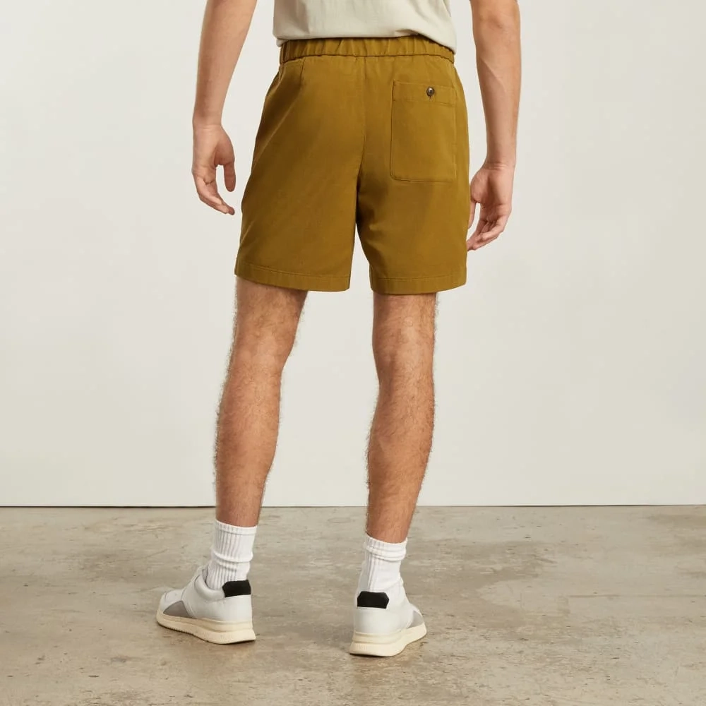 The Pull-On Performance Chino Short | Olive (4)