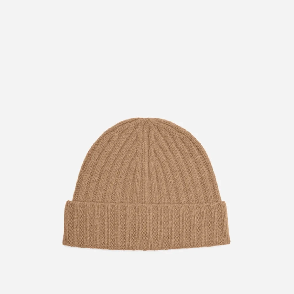 The Cashmere Beanie | Light Camel (5)