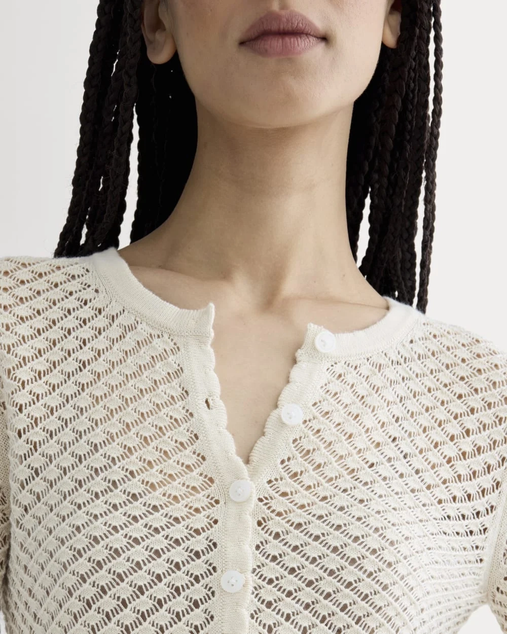 The Lace Knit Cardigan | Birch (5)