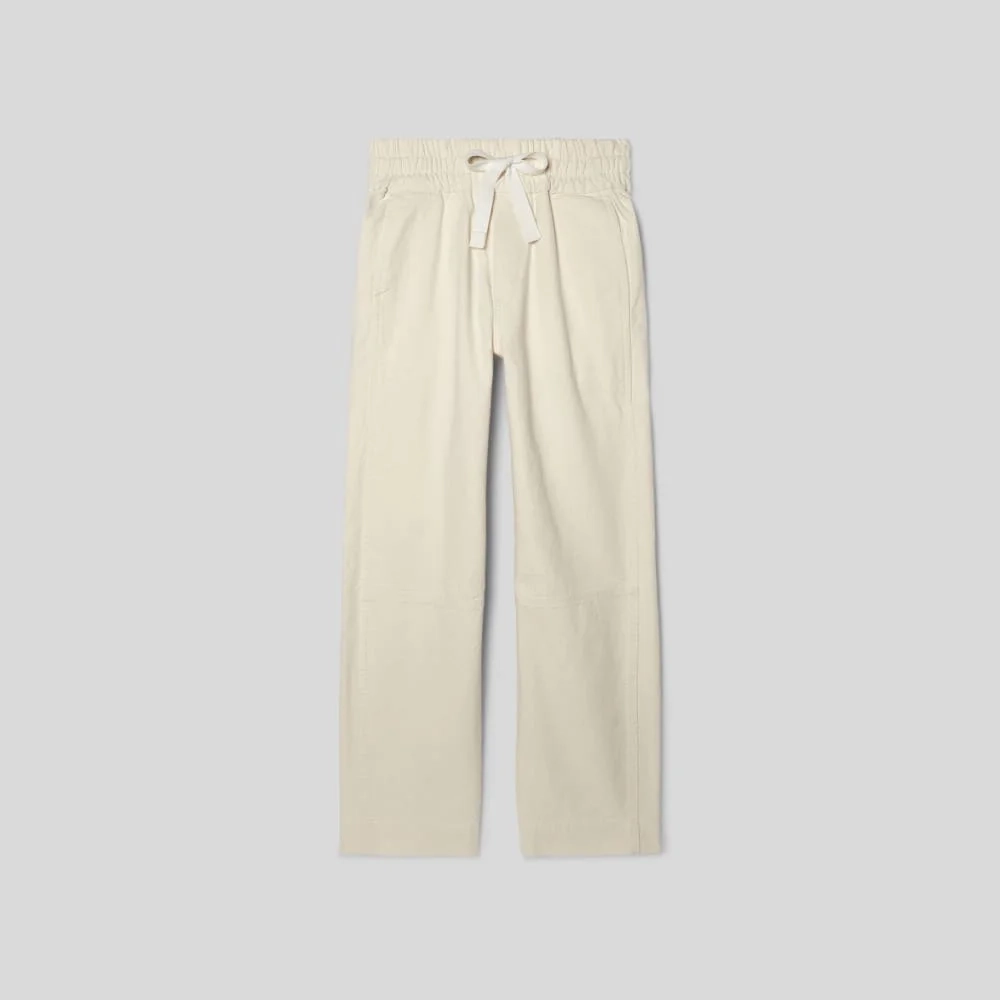The Canvas Organic Cotton Pull-On Pant | Bone (5)