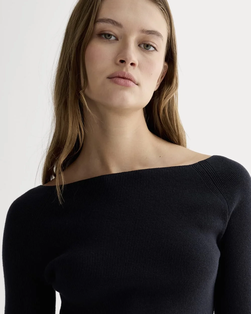 The Knit Boatneck Top | Navy (6)