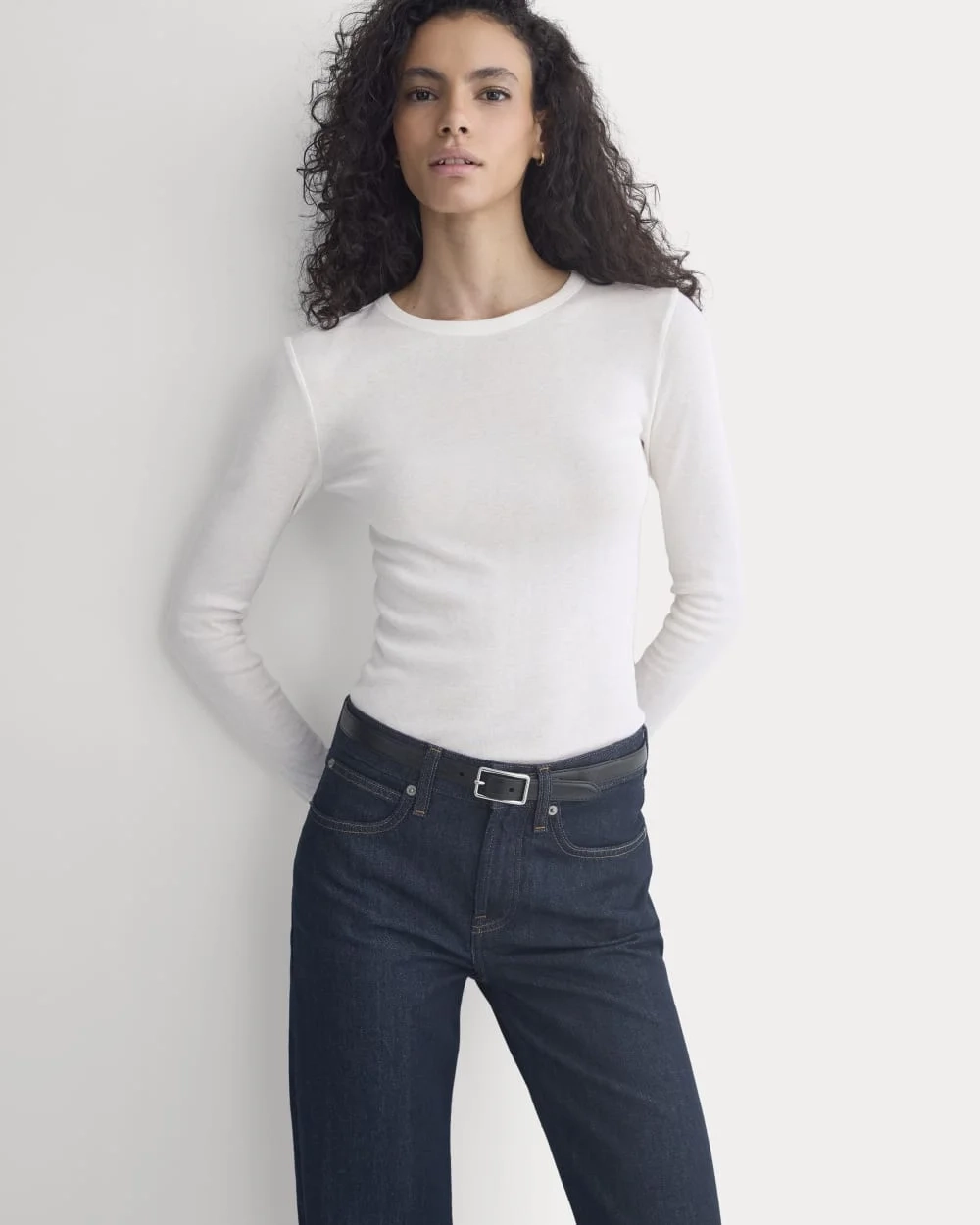Tissue Long-Sleeve Crew | Bone (4)
