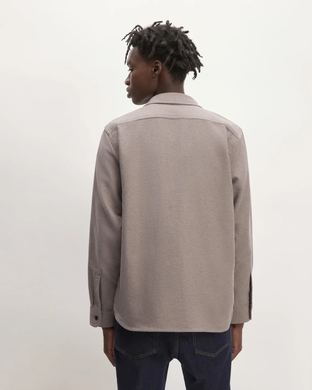 The Heavyweight Overshirt | Uniform | Heathered Brown (5)