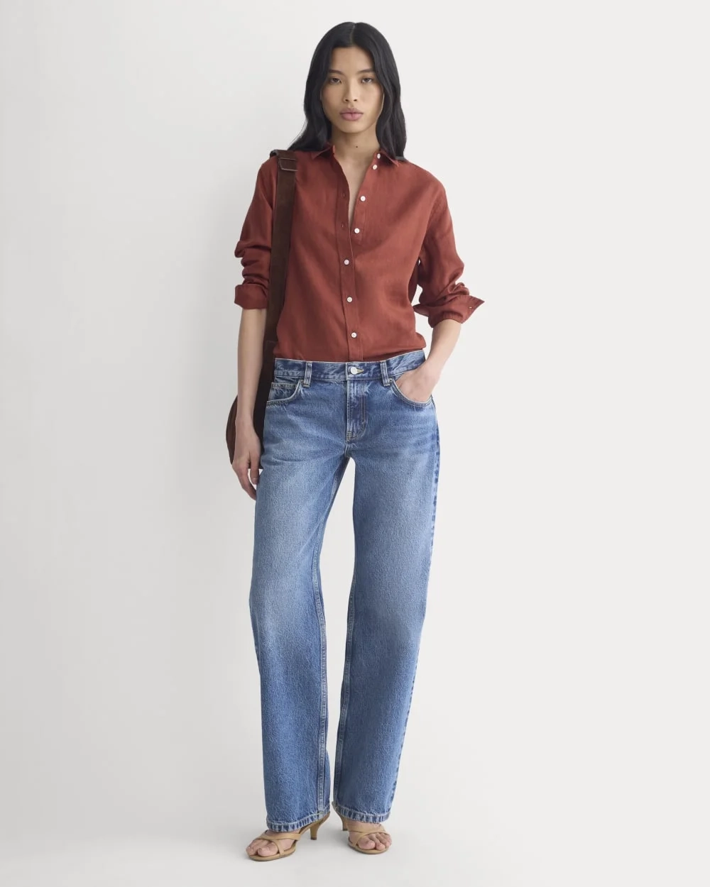 The Must-Have Shirt in Linen | Henna Red (6)