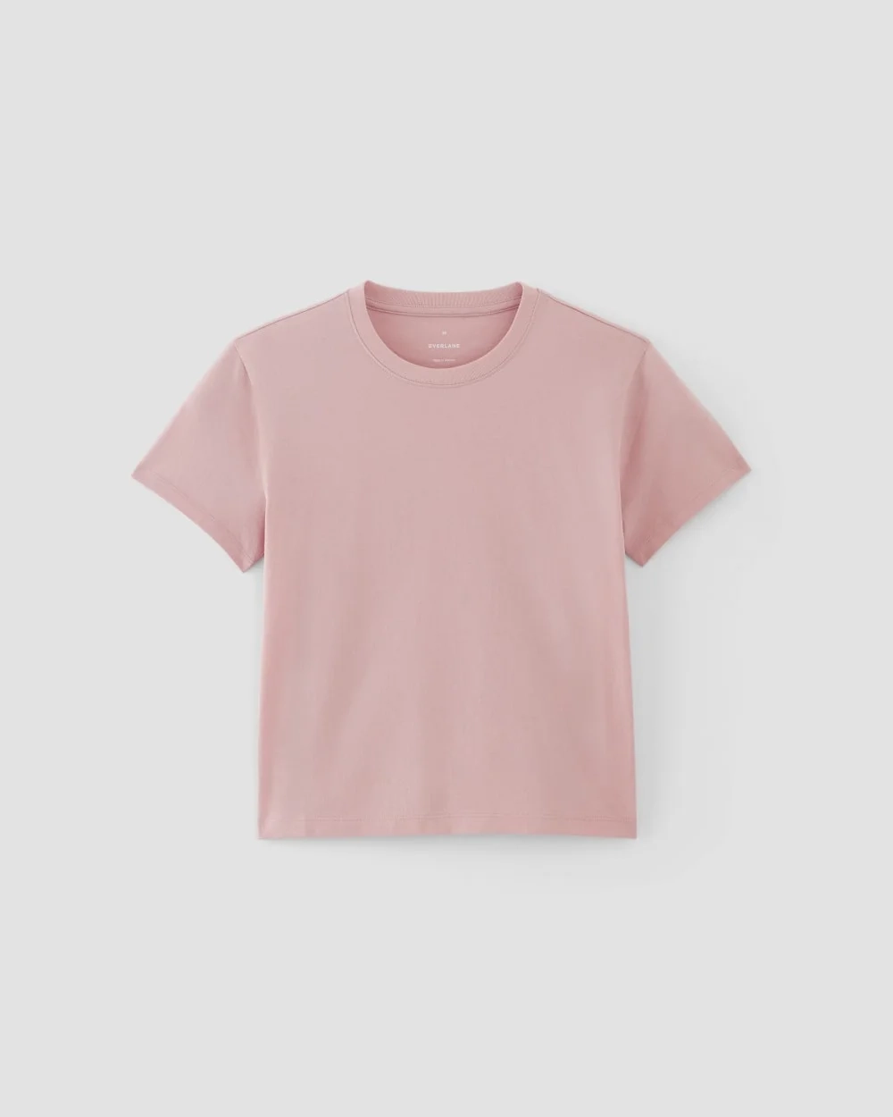 The Box-Cut Tee in Essential Cotton | Rose Pink | No Pocket (2)