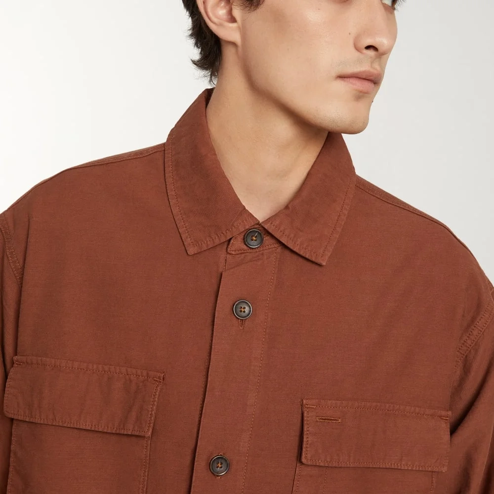 The Everyone Spring Shirt Jacket | Espresso (5)