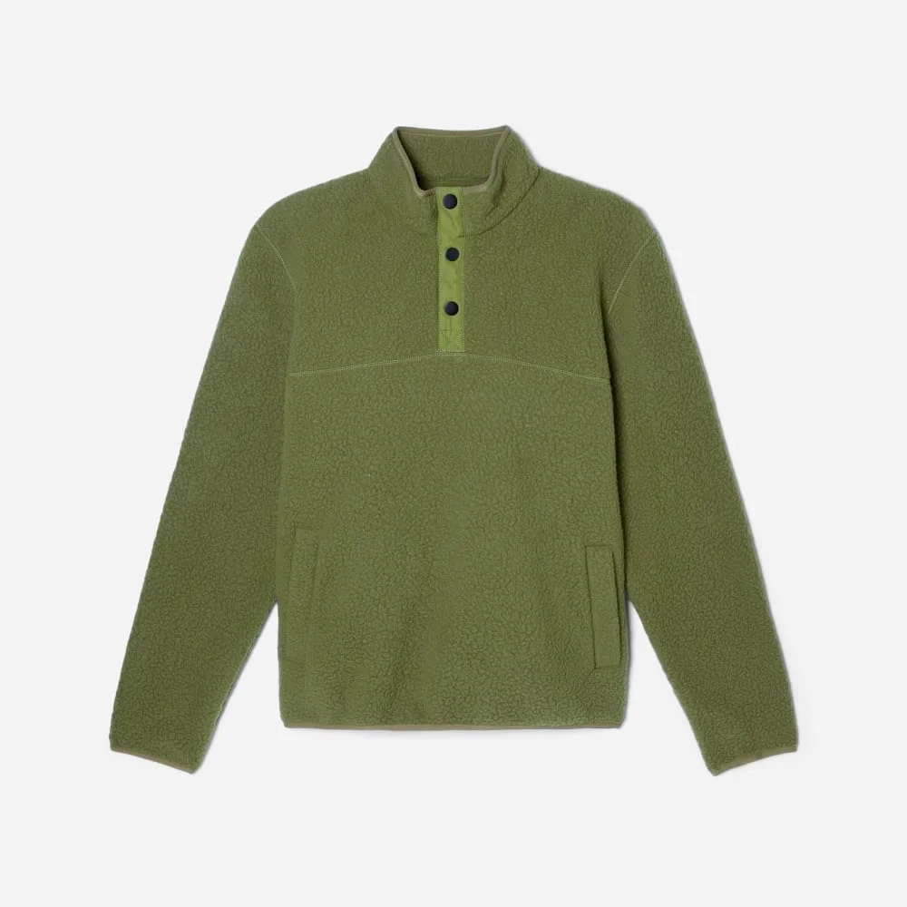 The ReNew Fleece Pullover | Moss (3)