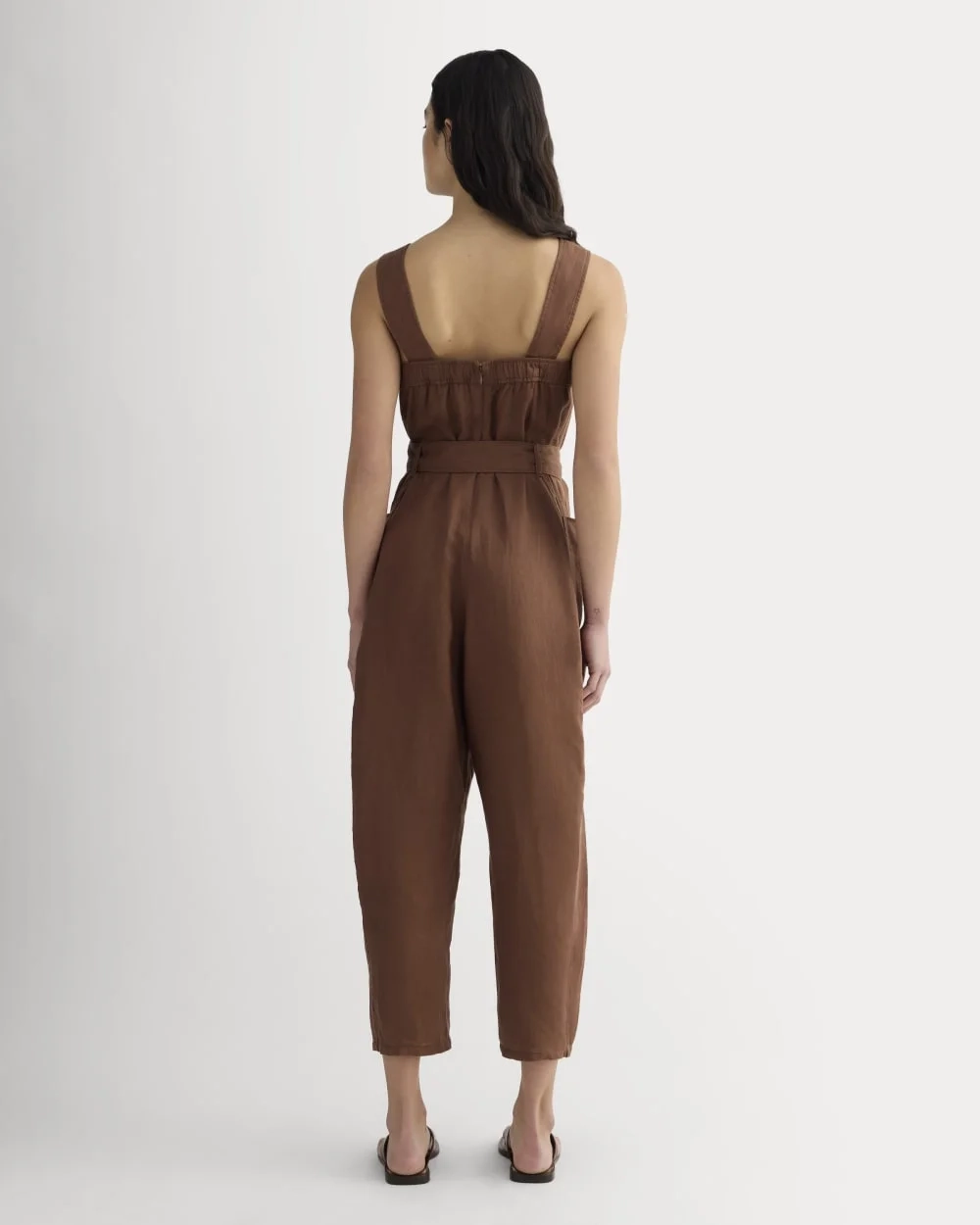 The Utility Coverall in Linen | Cedarwood (4)