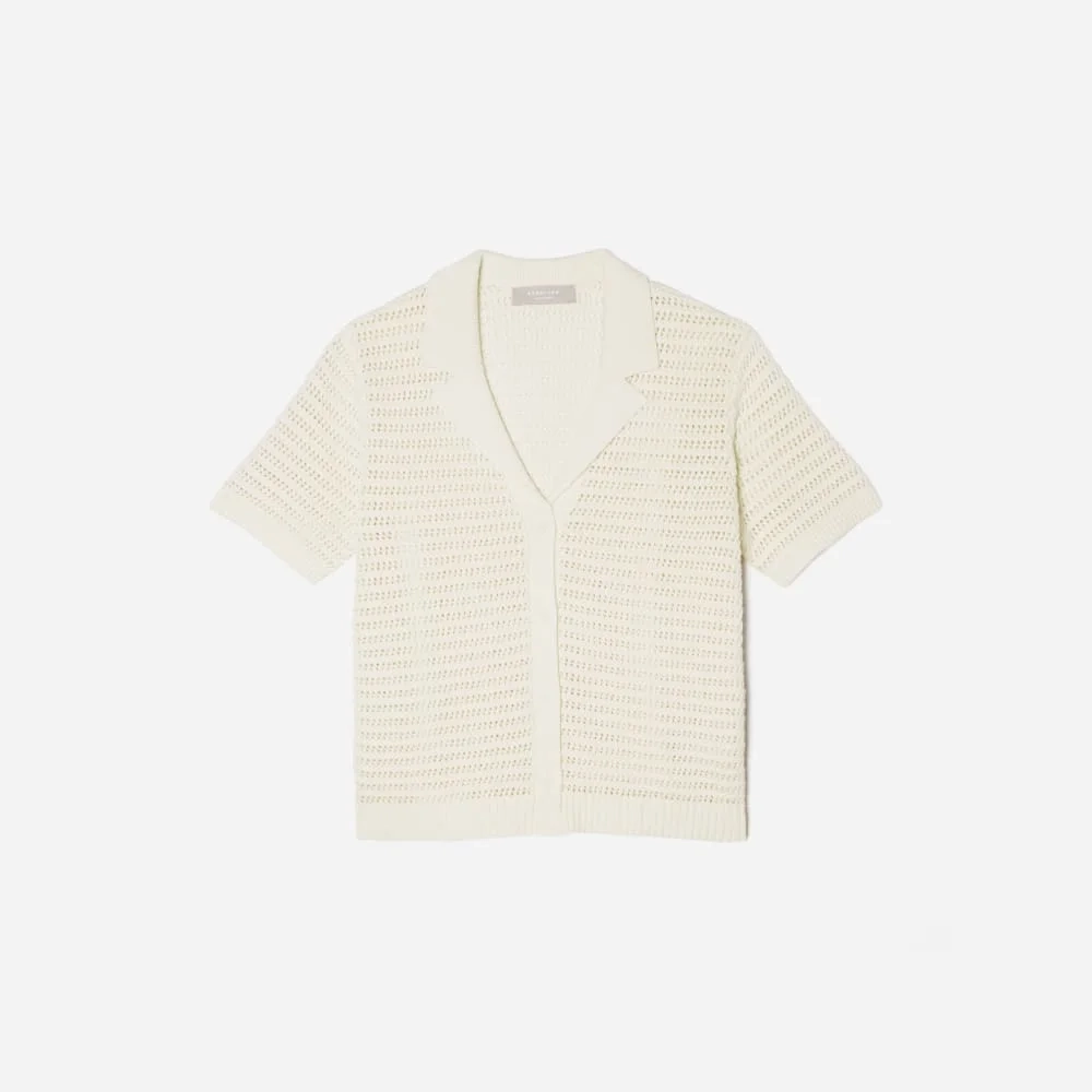 The Crochet Knit Polo | Canvas