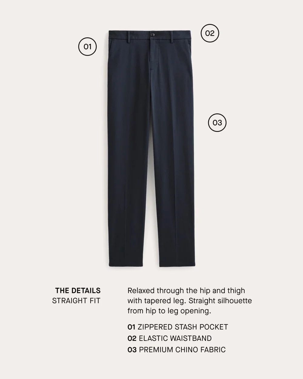 The Transit Chino | Black | Straight (4)