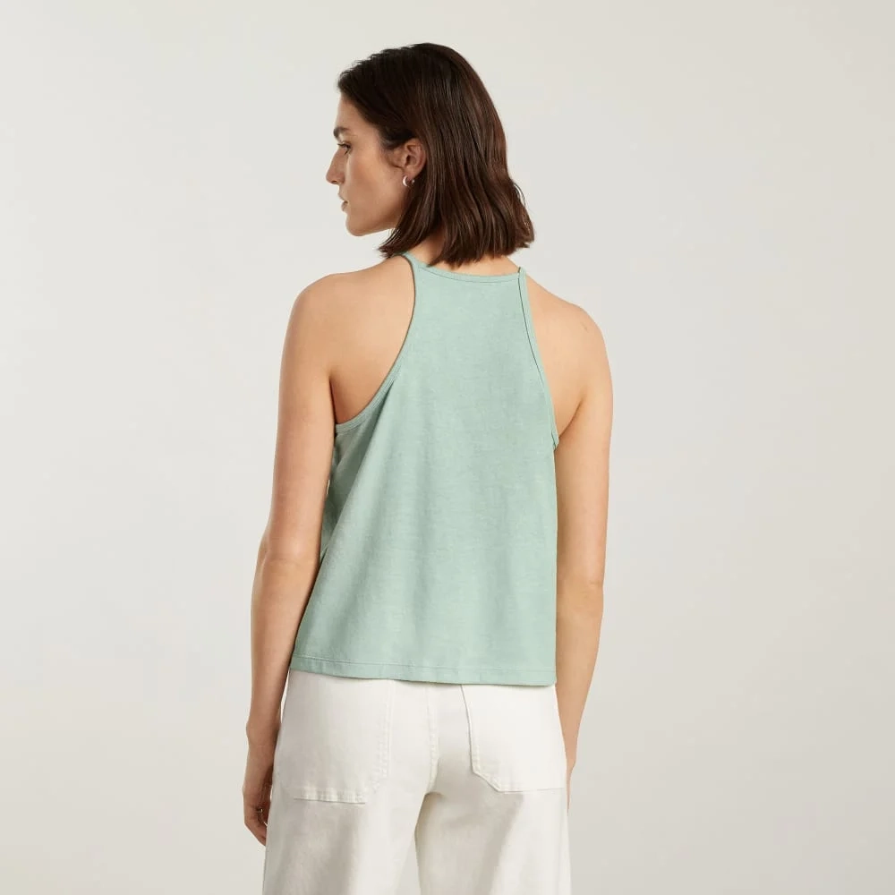 The Hemp Cutaway Tank | White Sage (4)