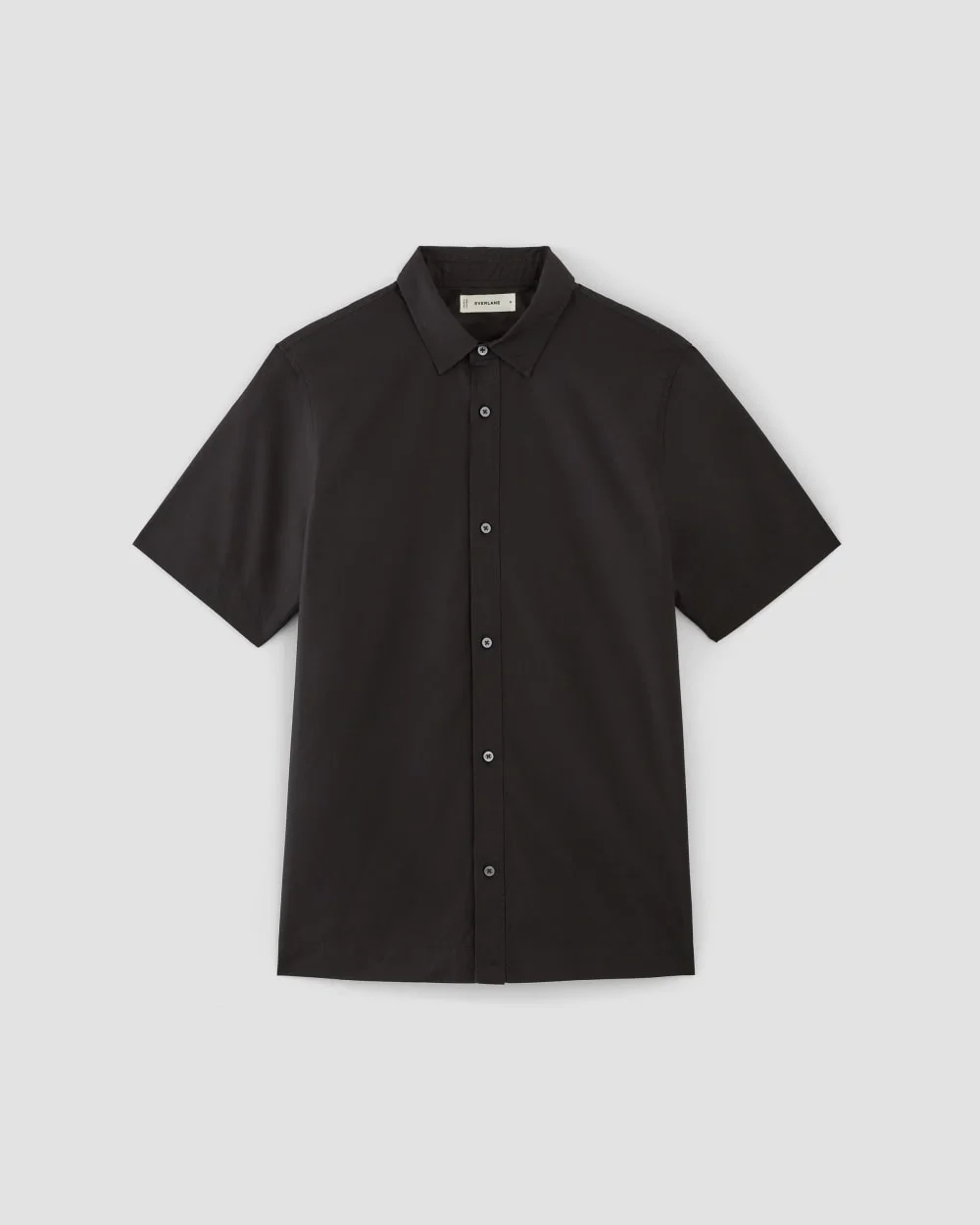 The Supima® Short-Sleeve Poplin Shirt | Black (4)