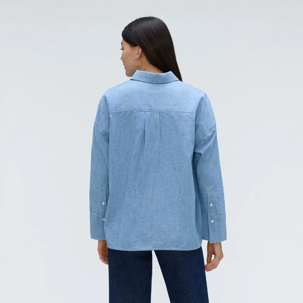The Boxy Oxford | Mid ReChambray (4)