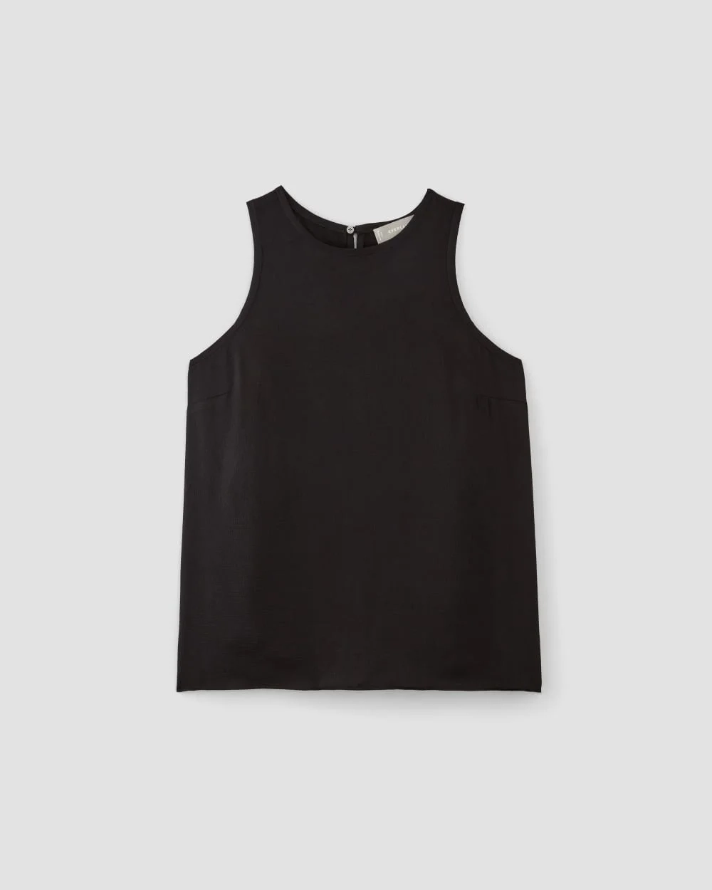 The Satin Racerback Top | Black (4)