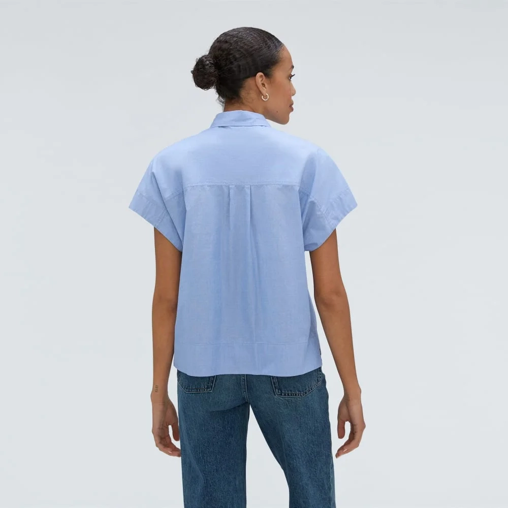 The Short-Sleeve Box Shirt | Slate Blue (5)