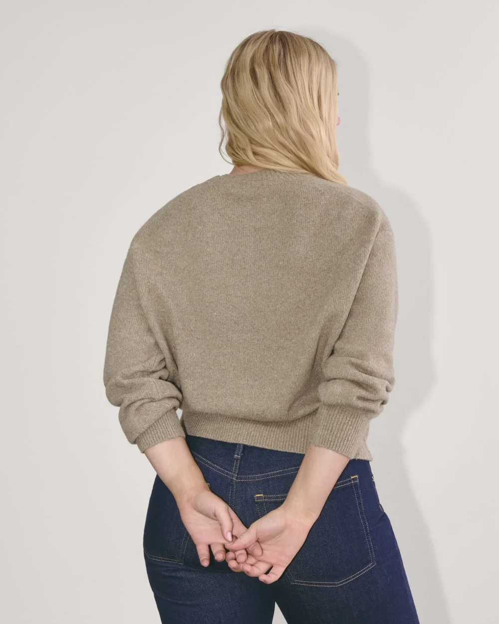 The Cocoon Crew in Plush Cotton | Heather Taupe (5)