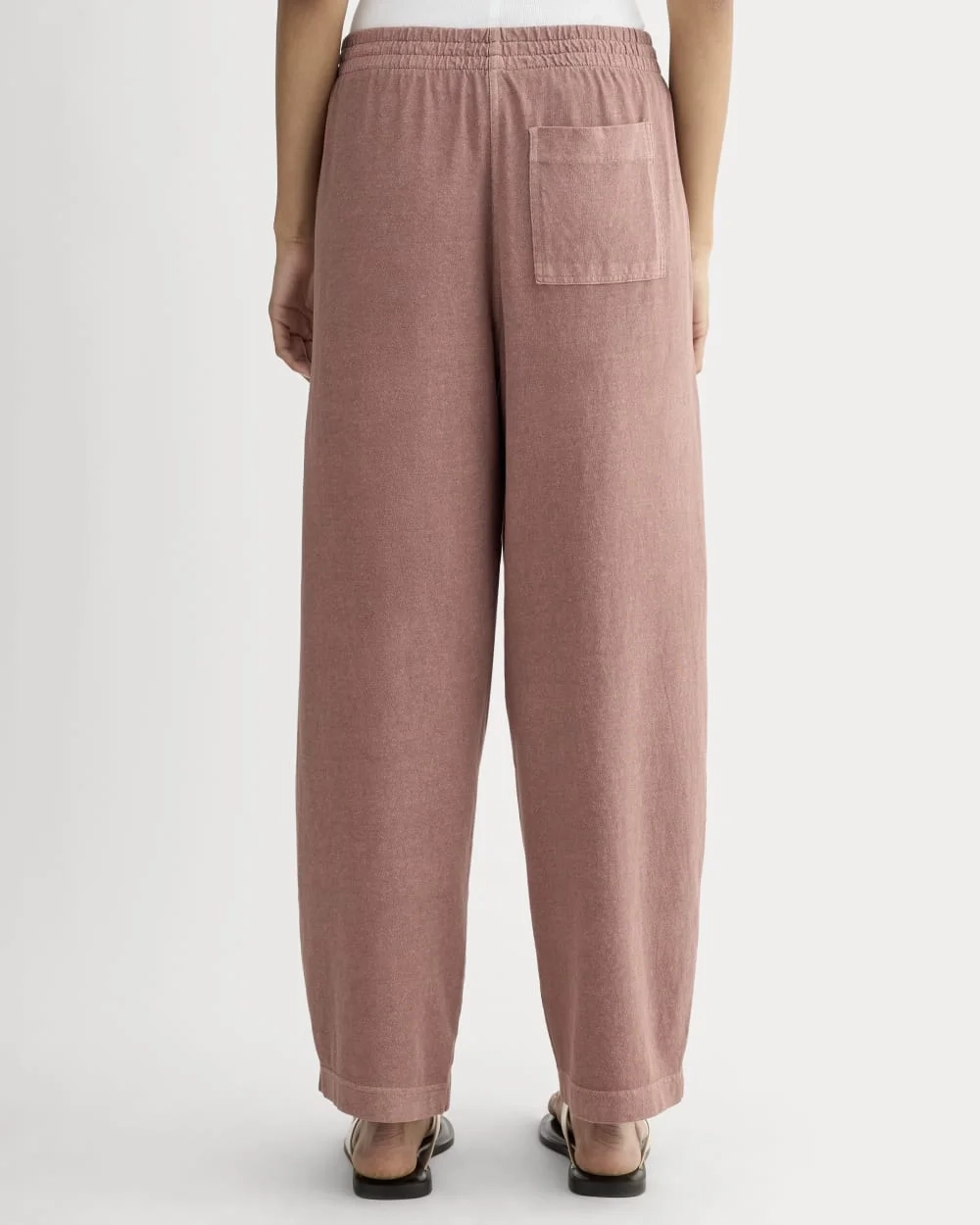 The Off-Duty Barrel Pant | Brown Garment Dye (6)