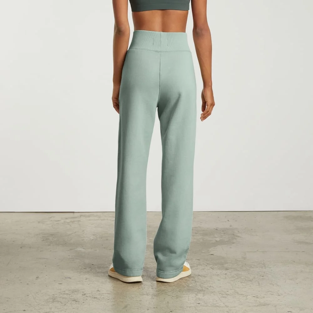 The Track High-Waist Pant | White Sage (4)