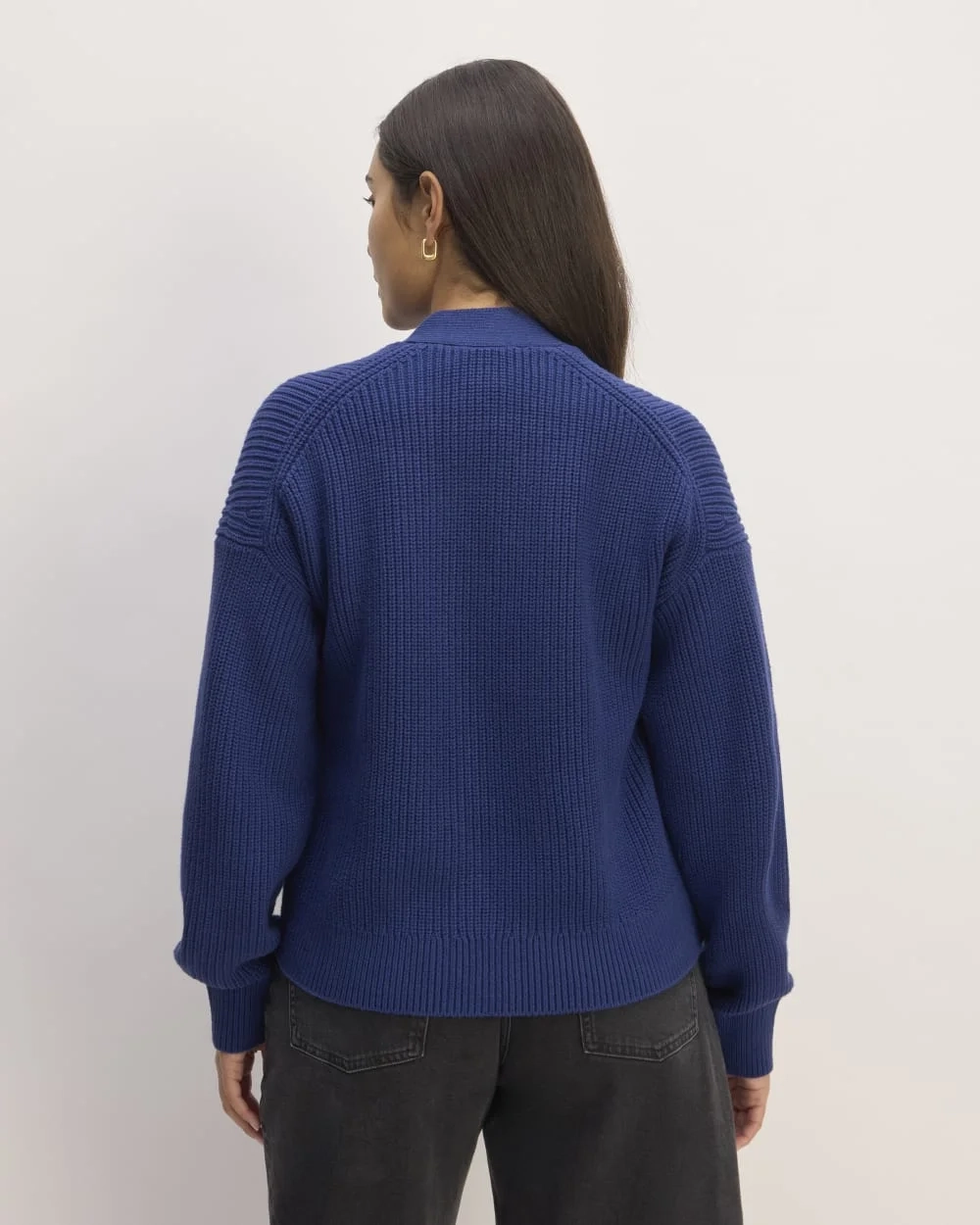 The Boxy Cardigan in Everyday Cotton | Bellwether Blue (4)