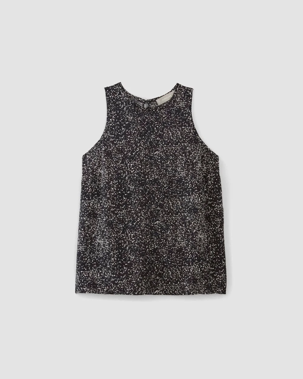 The Satin Racerback Top | Black Moonsplatter (6)