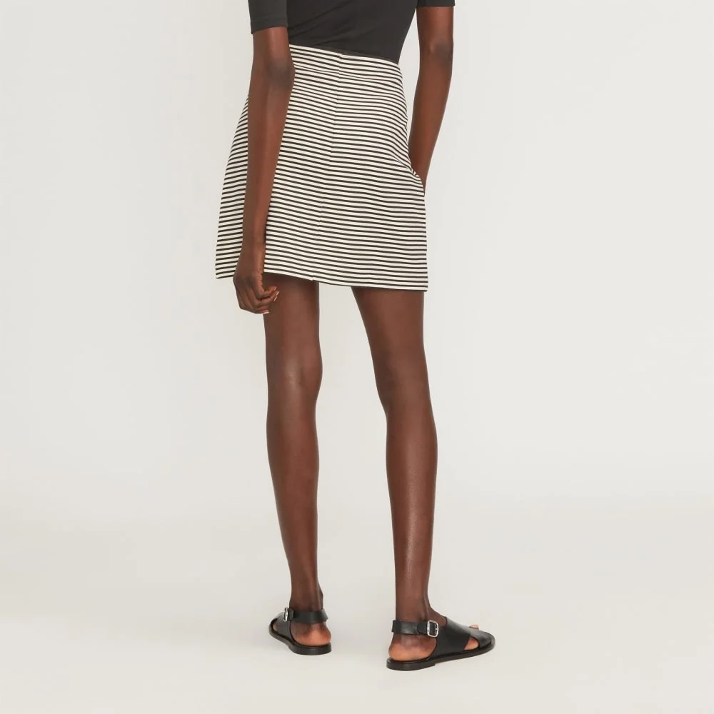 The Dream Mini Skirt | Parchment / Black (4)