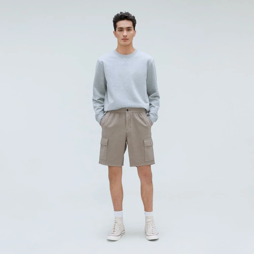 The Cotton Linen Short | Clay (3)