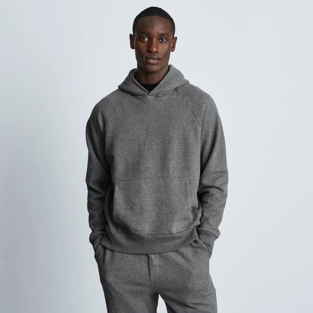 The Track Hoodie | Dark Heather Grey (4)