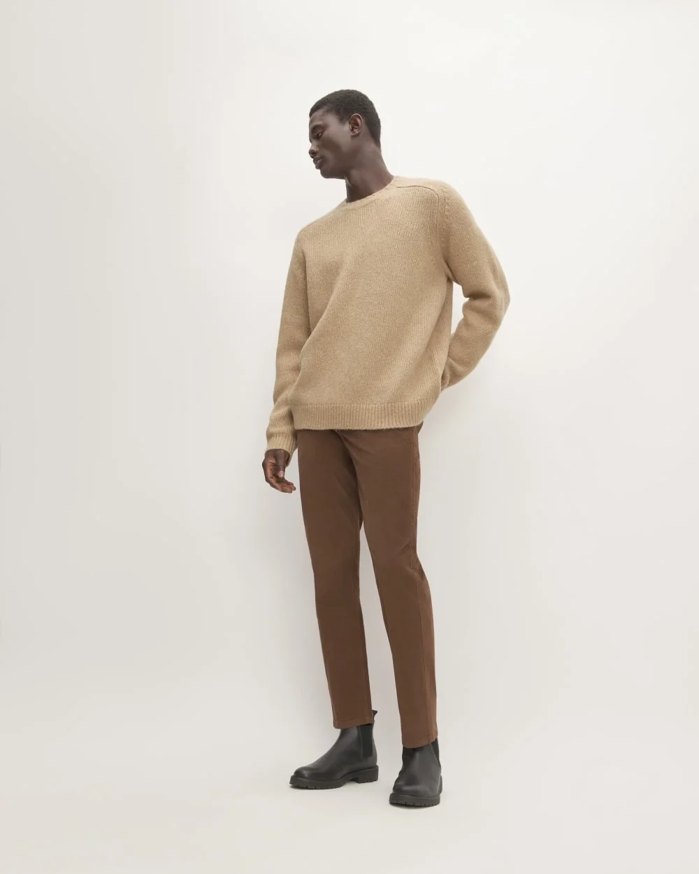 The Cloud Crewneck Sweater | Tiger's Eye (5)
