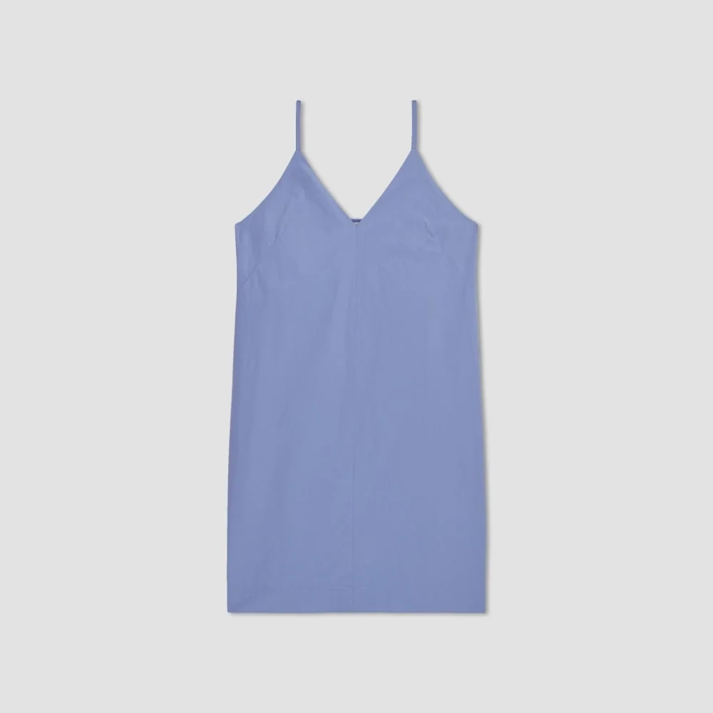 The Poplin Slip Dress | Cornflower Blue (4)