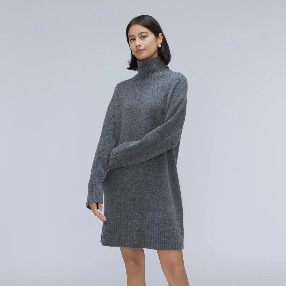 The Cozy Stretch Turtleneck Dress | Marin