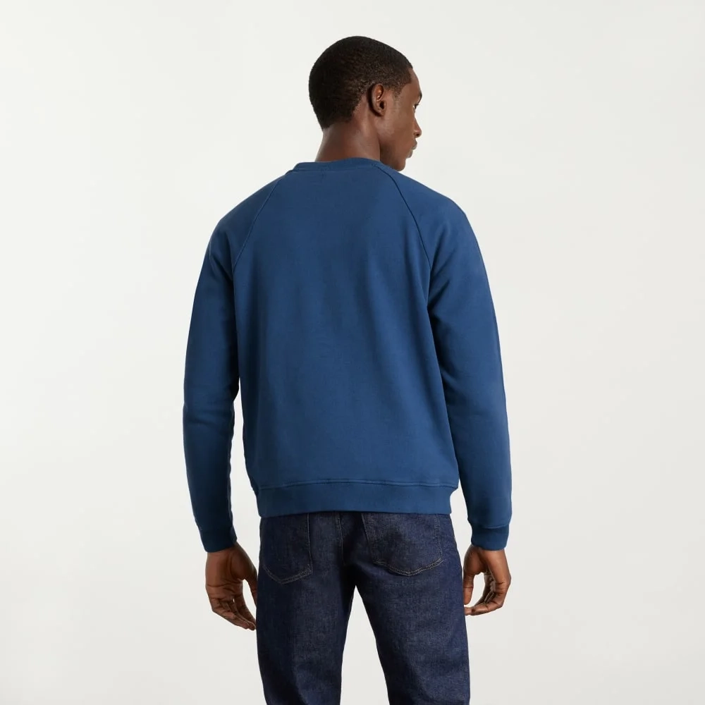 The Track Crewneck Sweatshirt | Deep Blue (5)