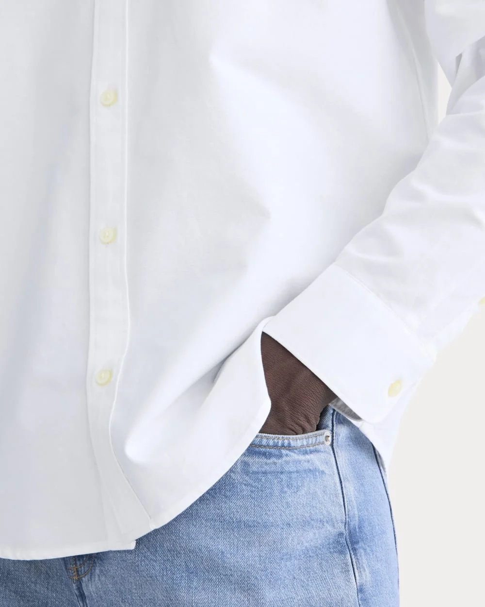 The Slim Oxford Shirt | White | Standard (6)