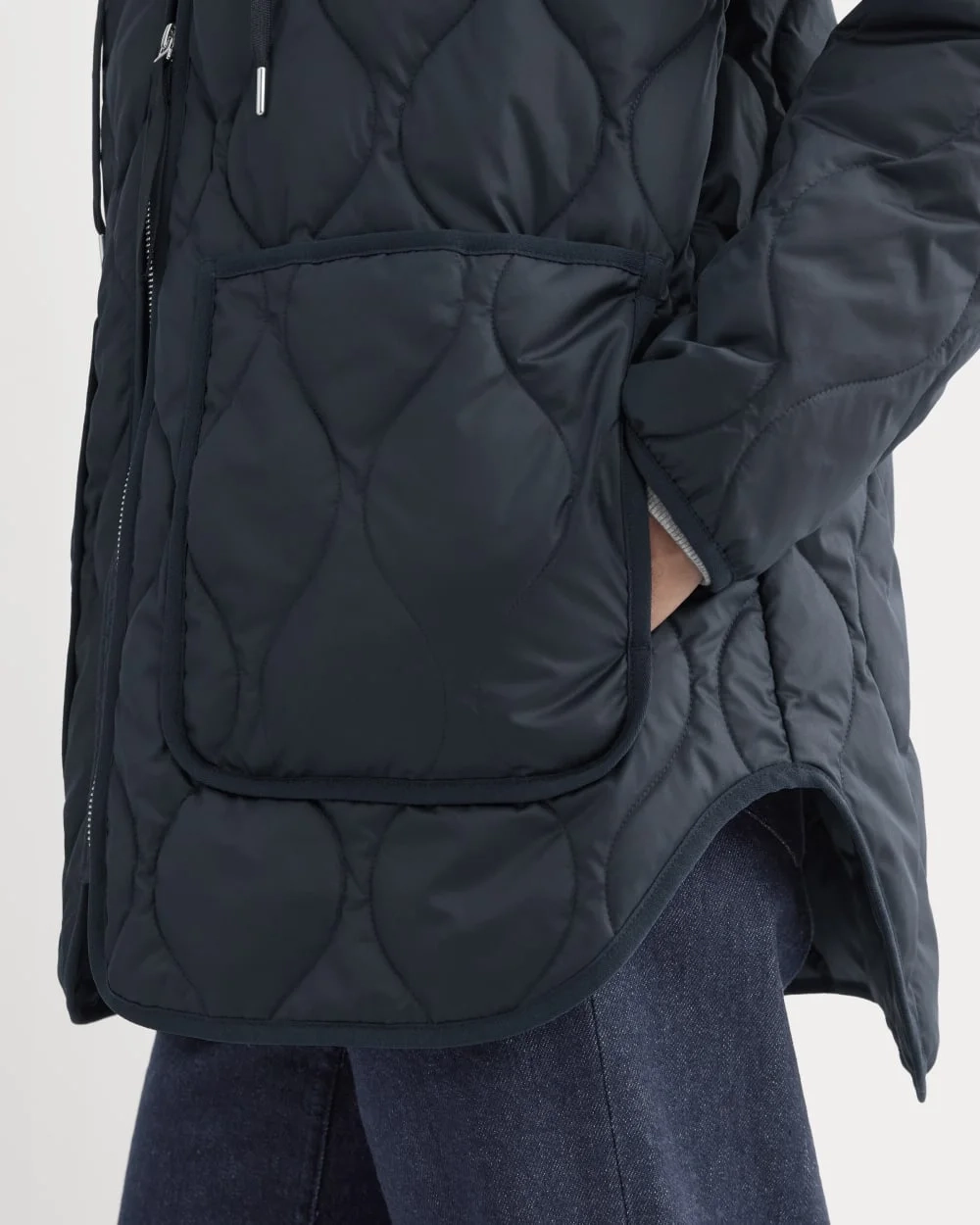 ReNew Quilted Hooded Liner | Navy (4)