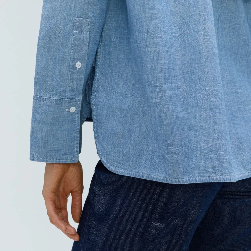 The Boxy Oxford | Mid ReChambray (5)