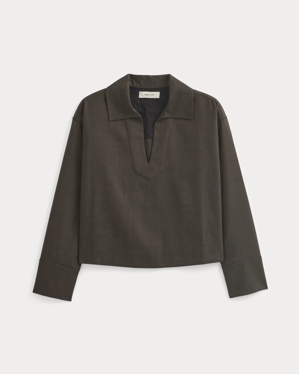 Overshirt in Tailor Twill | Heathered Fudge (4)