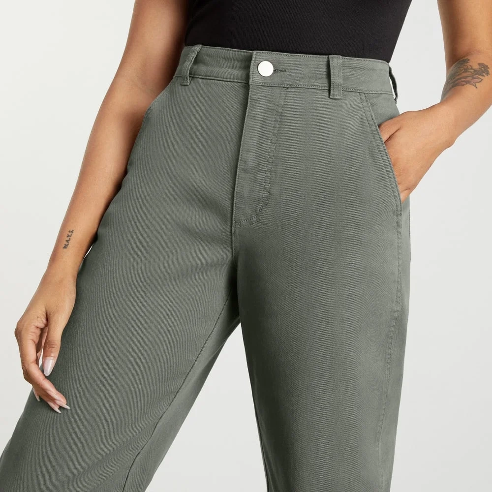 The Utility Barrel Pant | Pewter Green | Regular (6)