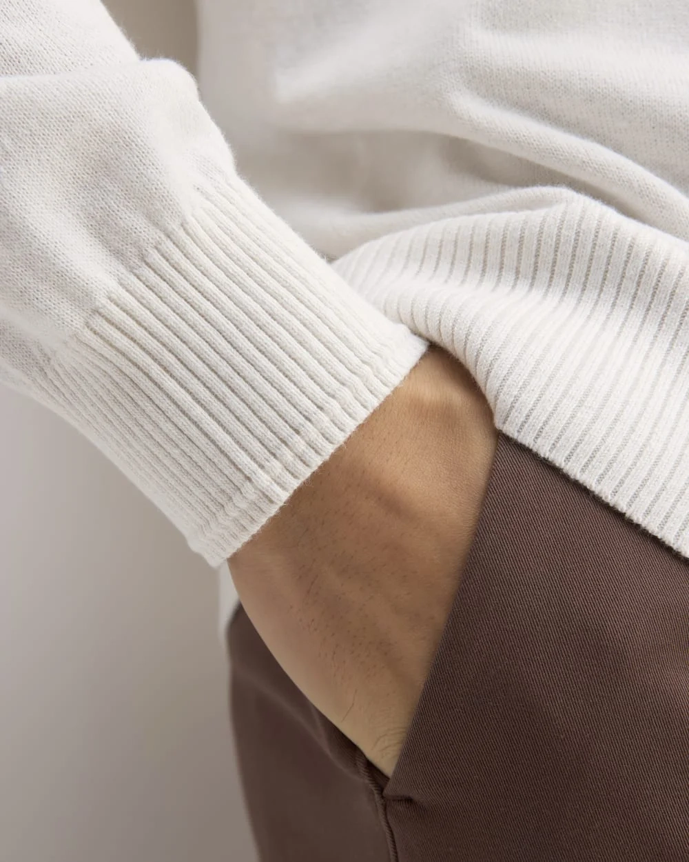 The No-Sweat Sweater | Uniform | Heathered Canvas (3)