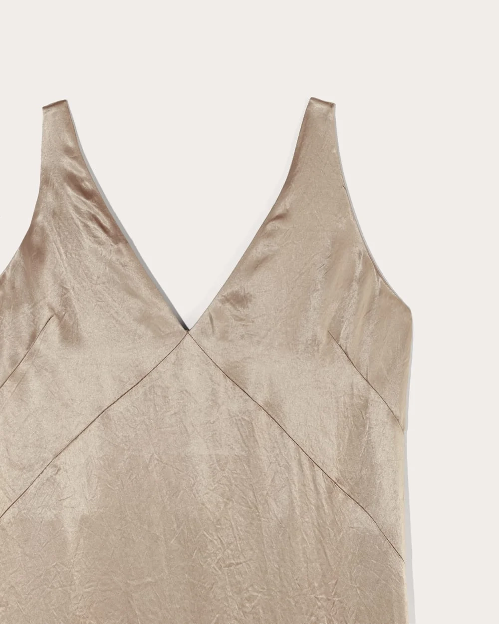 The Satin Slip Dress | Champagne (6)
