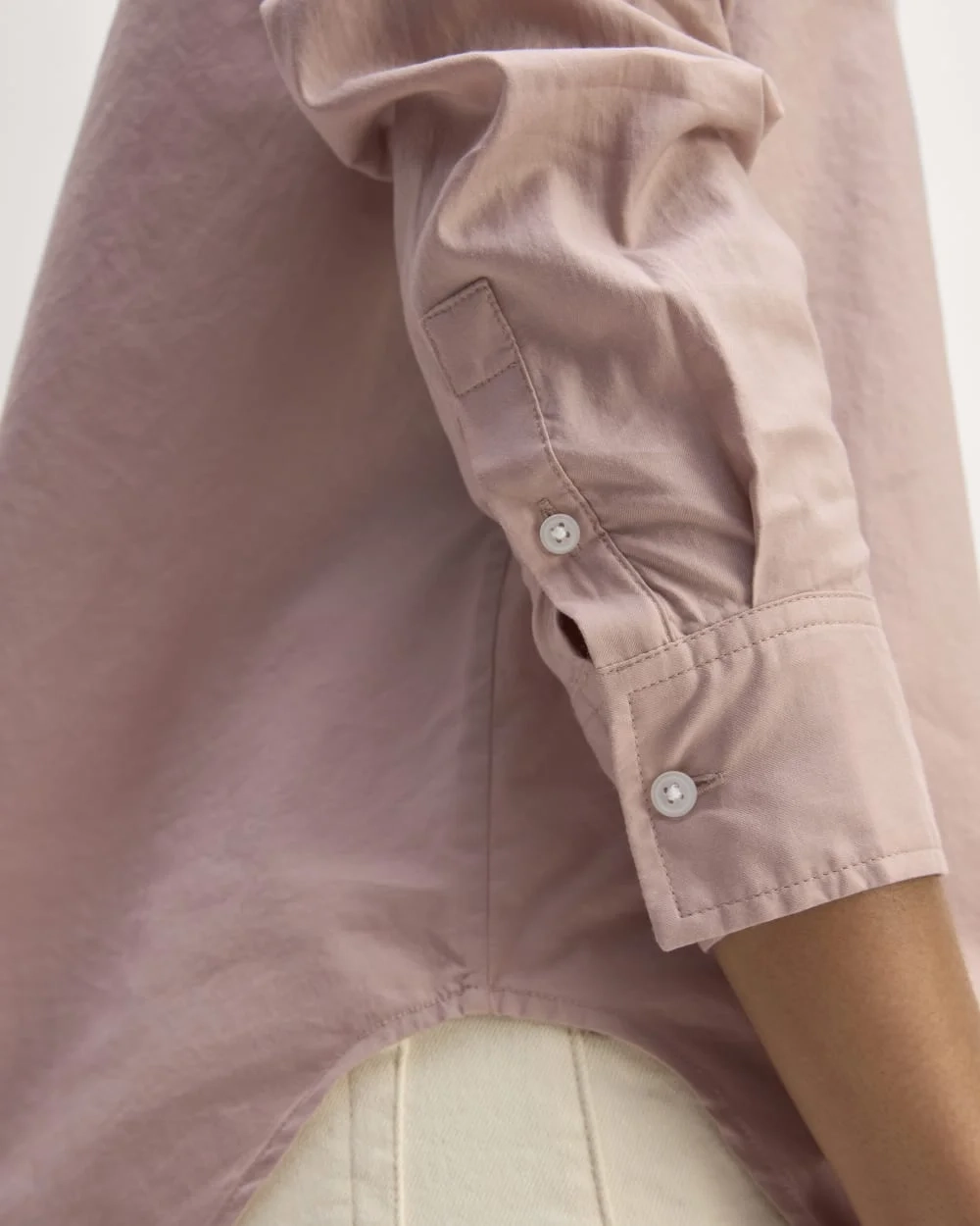 The Must-Have Shirt in Silky Cotton | Dusty Rose (4)