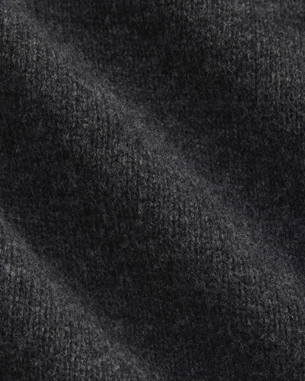 Luxe Merino Quarter-Zip Pullover | Heathered Black (8)