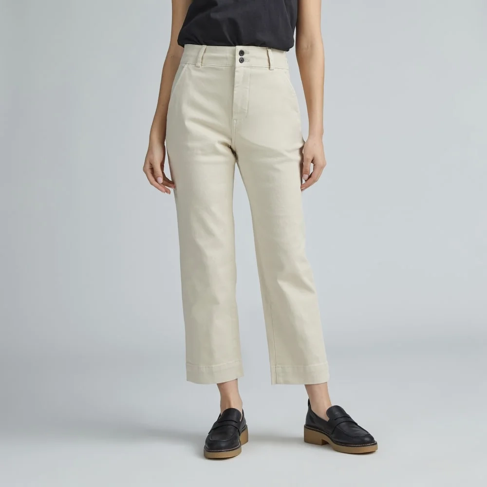 The Organic Straight-Leg Pant | Pumice Stone (4)