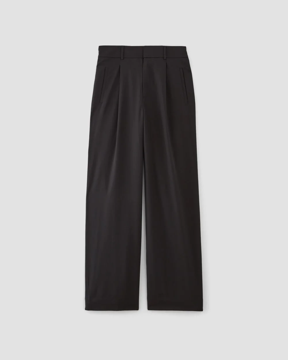 The Italian Wool Way-High® Drape Pant | Black (5)