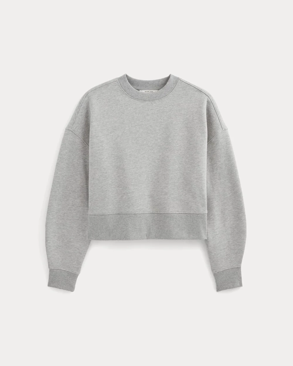 Luxe Fleece Sweatshirt | Heathered Grey (4)