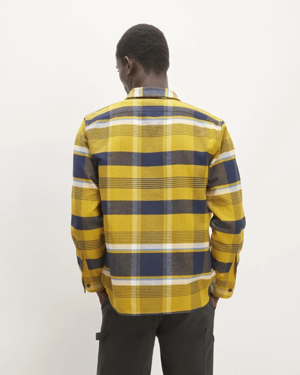 The Heavyweight Overshirt | Uniform | Honey / Heritage Blue / Navy / Bone (5)