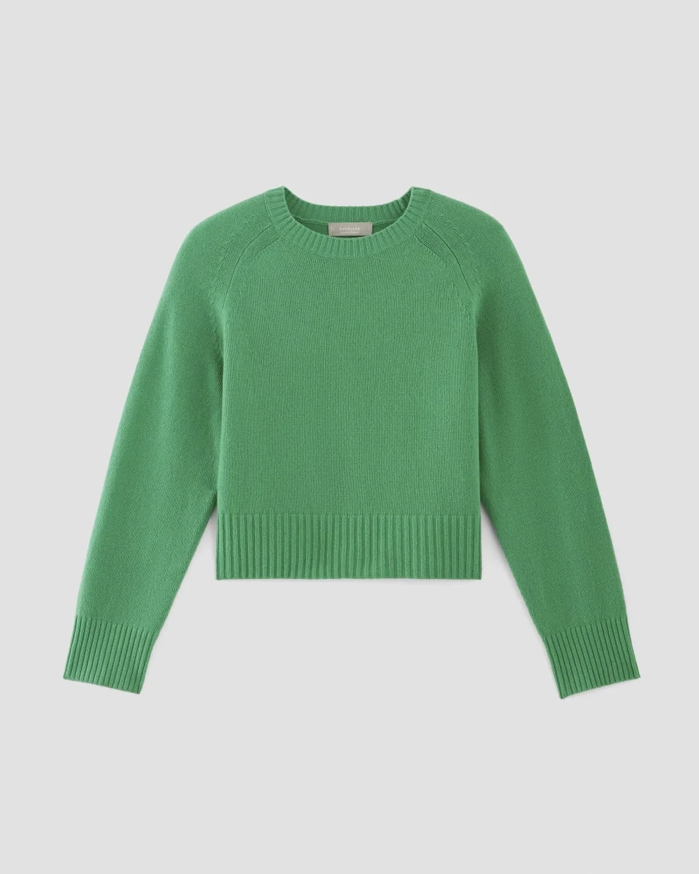 The Cashmere Boxy Crew | Bright Jade (6)