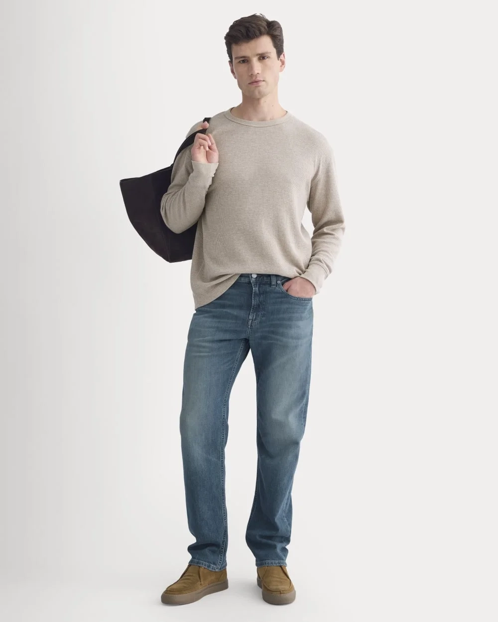 Thermal Crew in Cozy Waffle | Heathered Oatmeal (5)