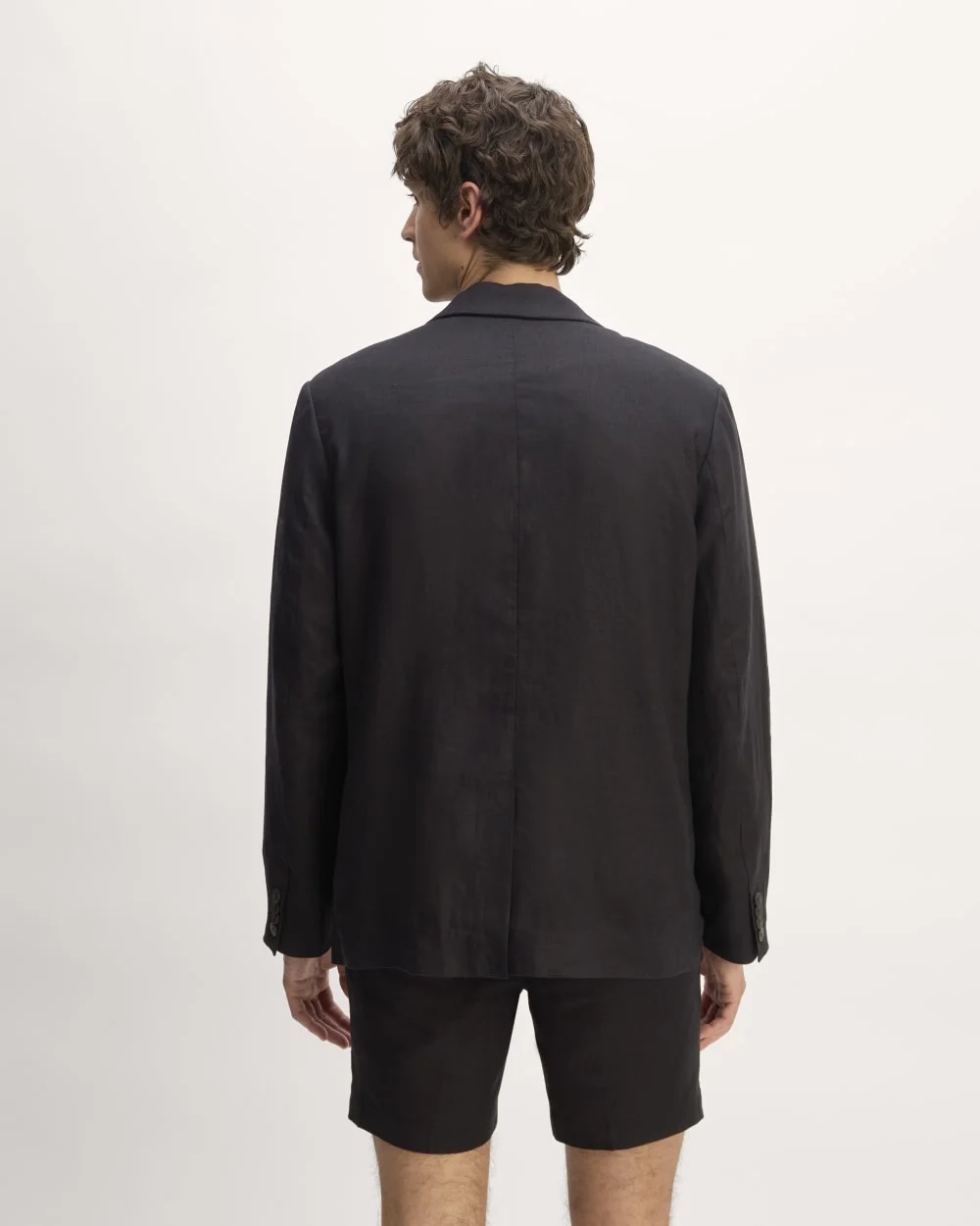The Linen Blazer | Black (4)