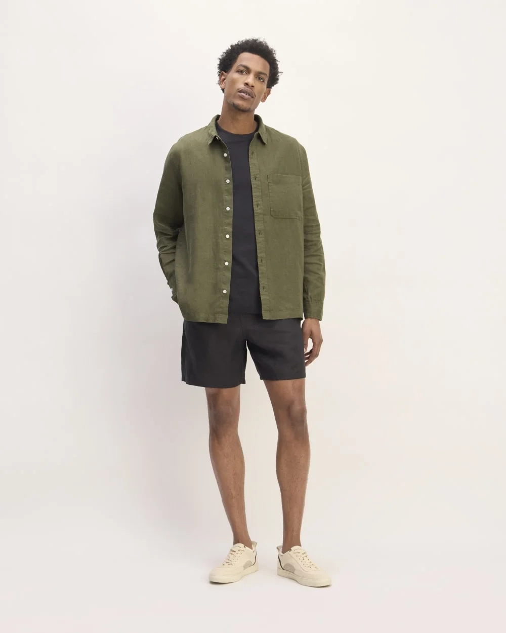 The Linen Straight Hem Shirt | Kalamata (4)