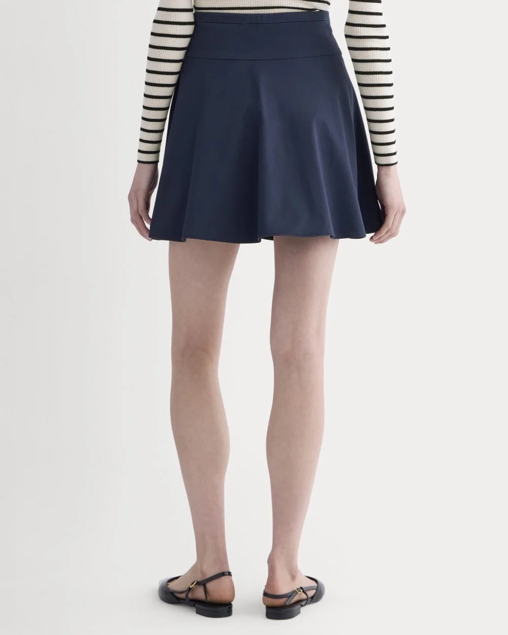 The Circle Mini Skirt | Navy (4)