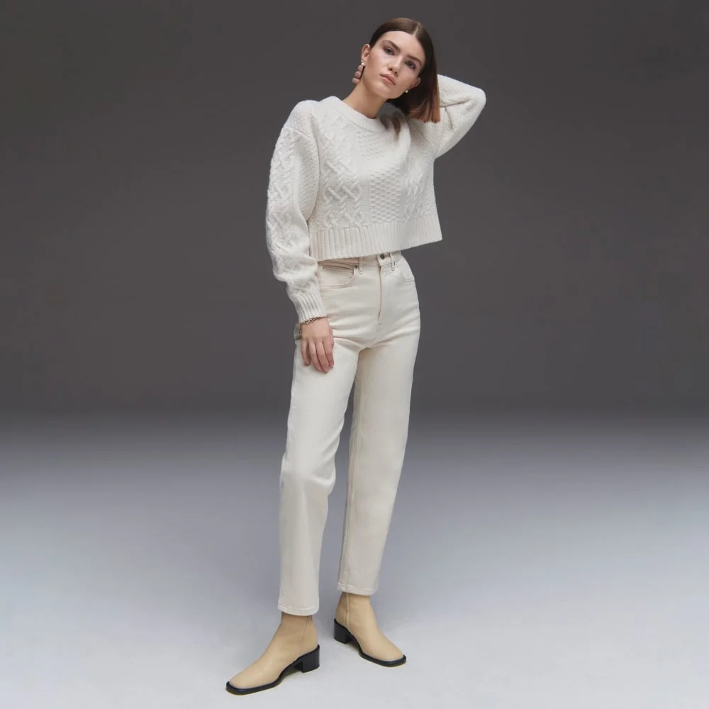 The Original Cheeky® Jean | Ecru | 26.5" Inseam (3)